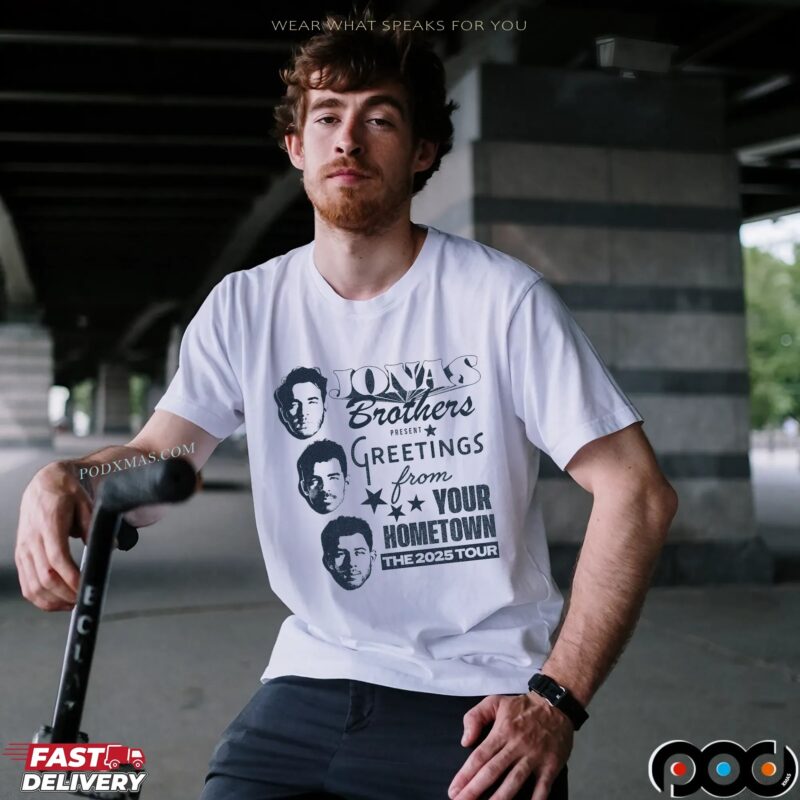 Jonas Brothers Present Greeting From Your Hometown The 2025 Tour T Shirt
