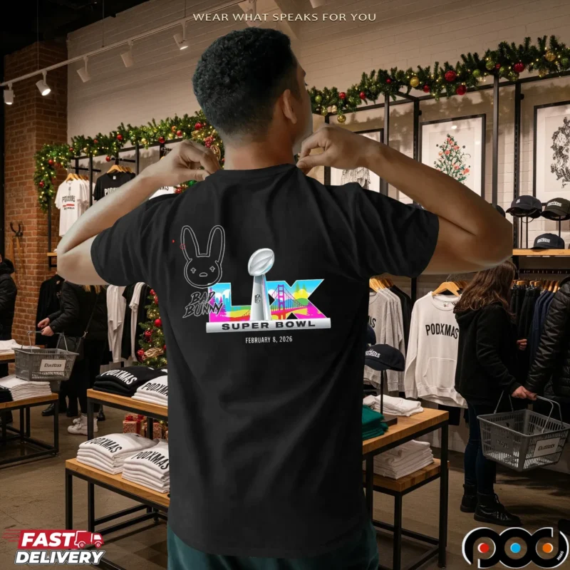 Super Bowl LX Halftime Show 2026 Bad Bunny Levi’s Stadium Santa Clara California Apple Music February 2026 T Shirt