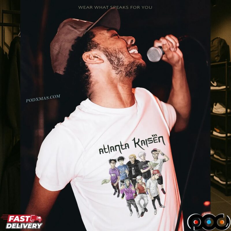 Atlanta Kaisen Anime Hip Hop Mashup T Shirt