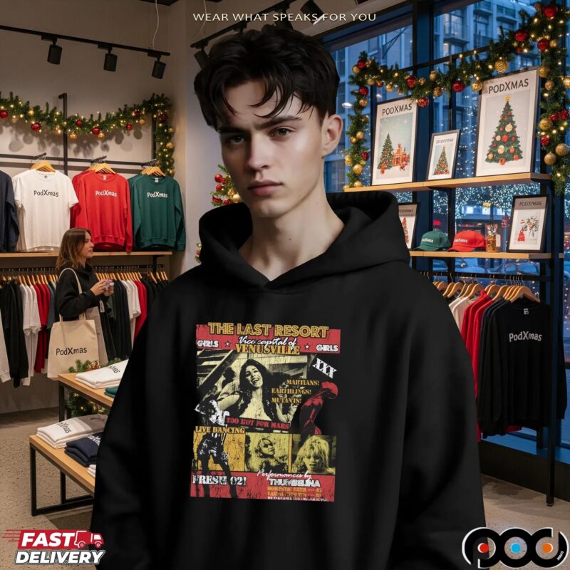 The Last Resort Vice Capital Of Venusville Retro T Shirt