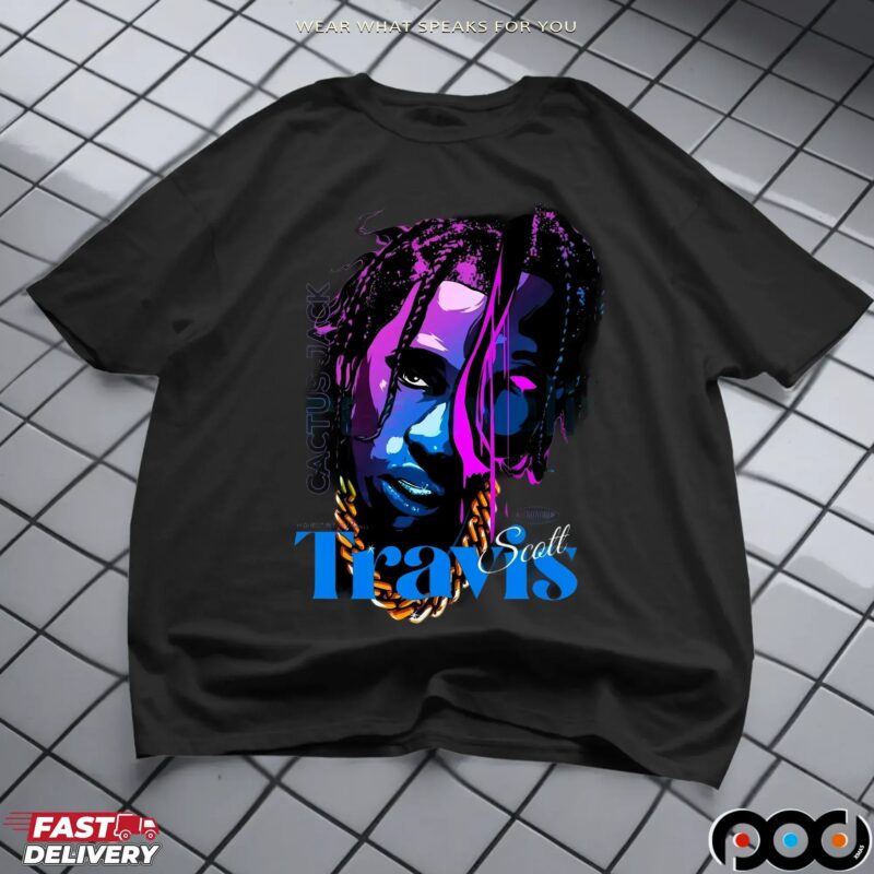 Travis Scott Cactus Jack Neon T Shirt
