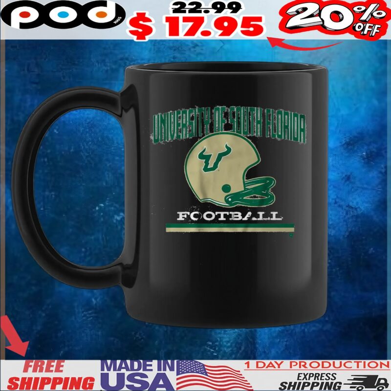 Usf Football Vintage Helmet T Shirt