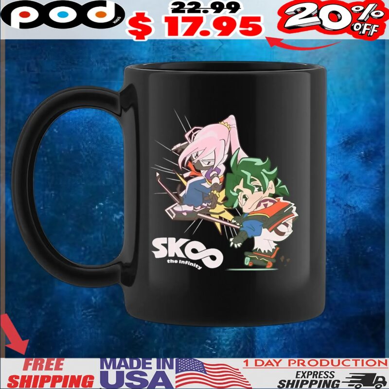 SK8 The Infinity Joe and Cherry Blossom Chibi Duo T Shirt