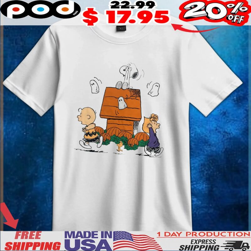Snoopy Charlie Brown Peanuts Halloween T Shirt
