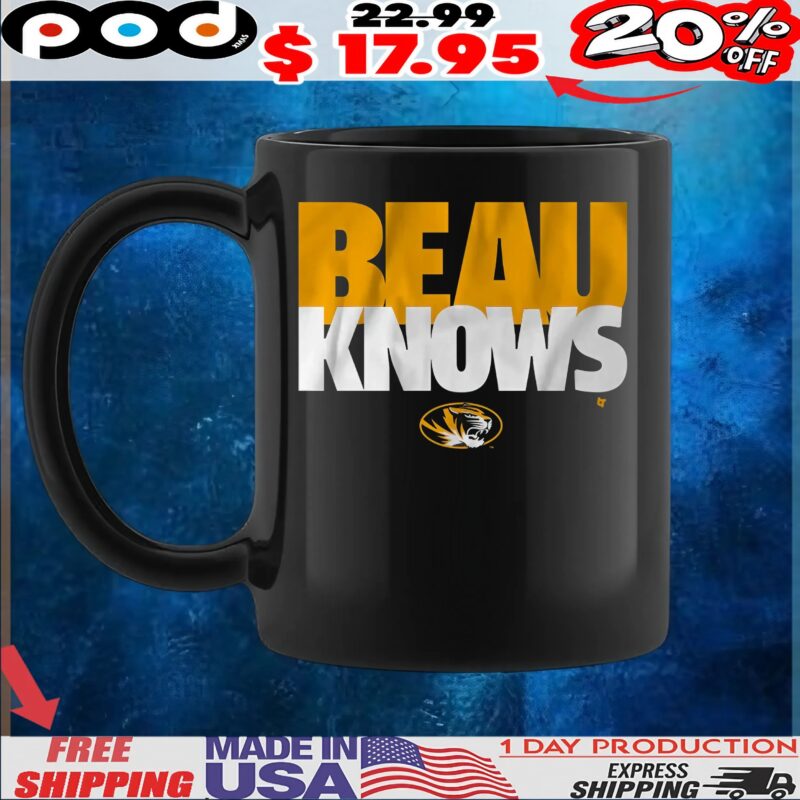 Missouri Football Beau Pribula Knows Graphic T Shirt Missouri Football Beau Pribula Knows Graphic T Shirt