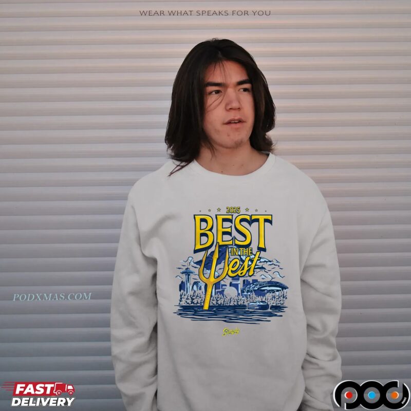 Seattle Baseball Best In The West 2025 T Shirt Seattle Baseball Best In The West 2025 T Shirt