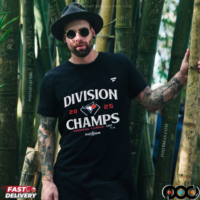 Toronto Blue Jays 2025 American League East Division Champions T Shirt