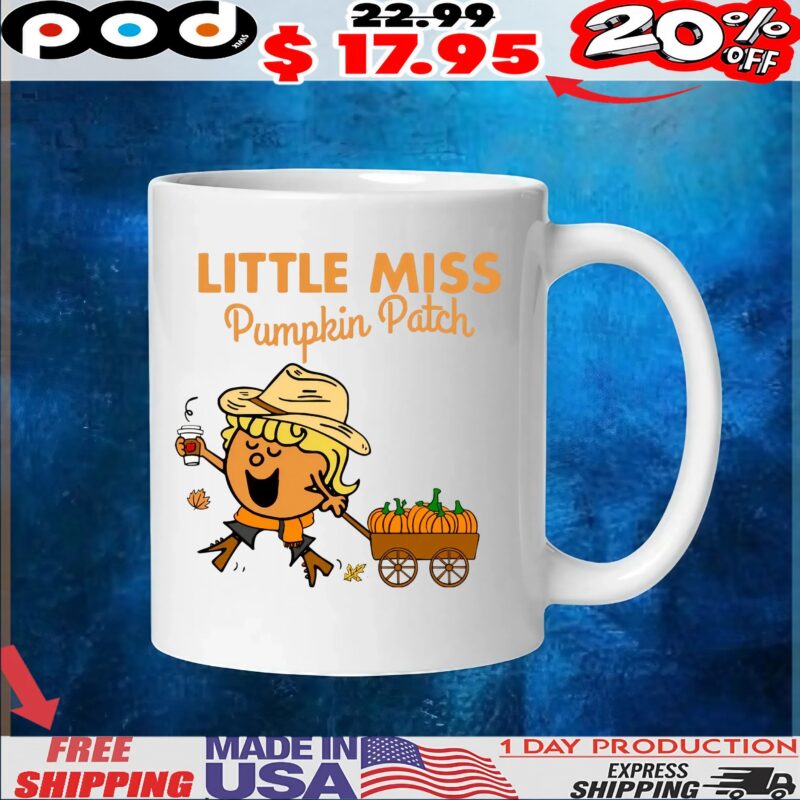 The Little Miss Pumpkin Patch Halloween T Shirt