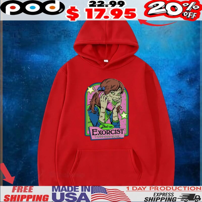 Dial An Exorcist Horror Halloween Graphic T Shirt