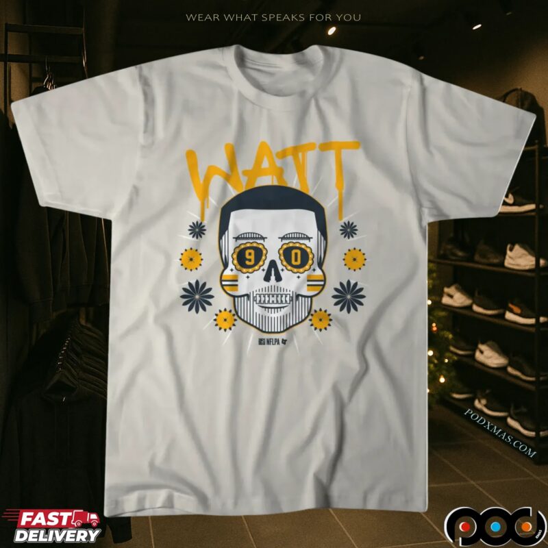 Trent Jordan Watt Pittsburgh Steelers Football Sugar Skull Remix Halloween T Shirt Trent Jordan Watt Pittsburgh Steelers Football Sugar Skull Remix Halloween T Shirt