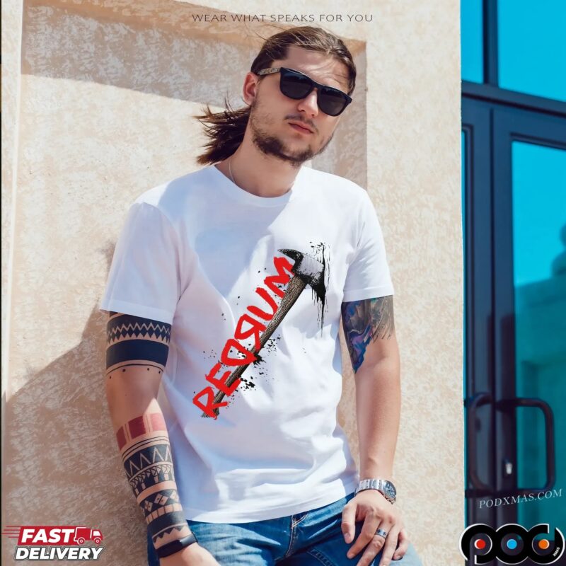 Redrum Axe Halloween T Shirt