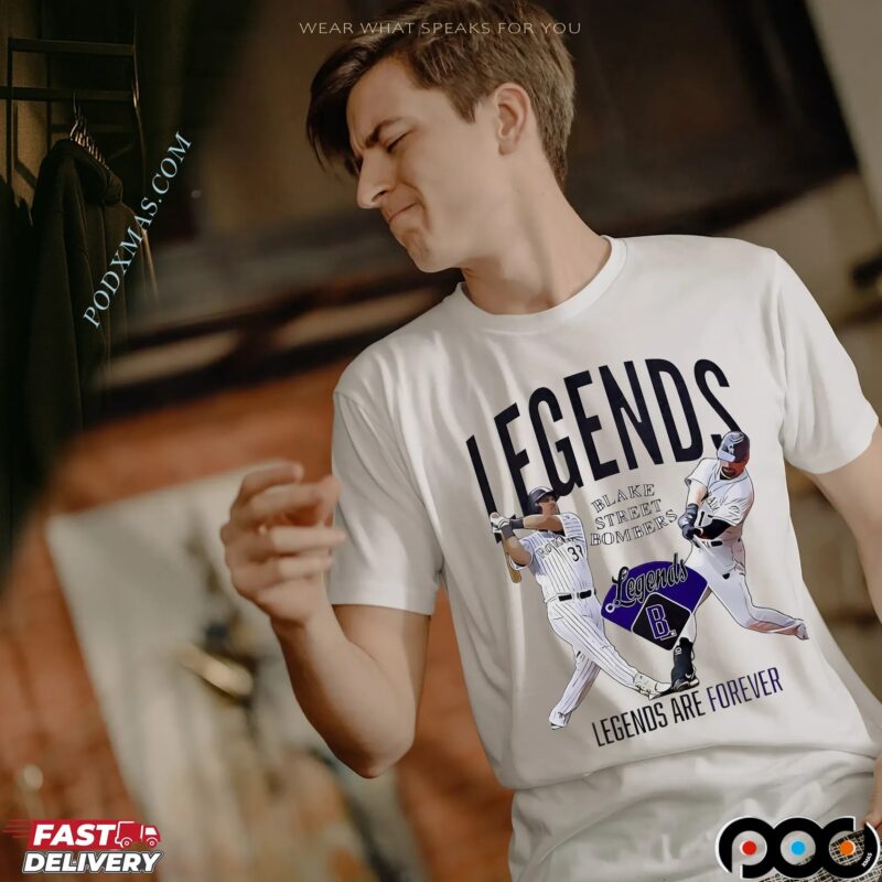 Colorado Rockies Blake Street Bombers Legends Are Forever Blake Street Bombers T Shirt Colorado Rockies Blake Street Bombers Legends Are Forever Blake Street Bombers T Shirt