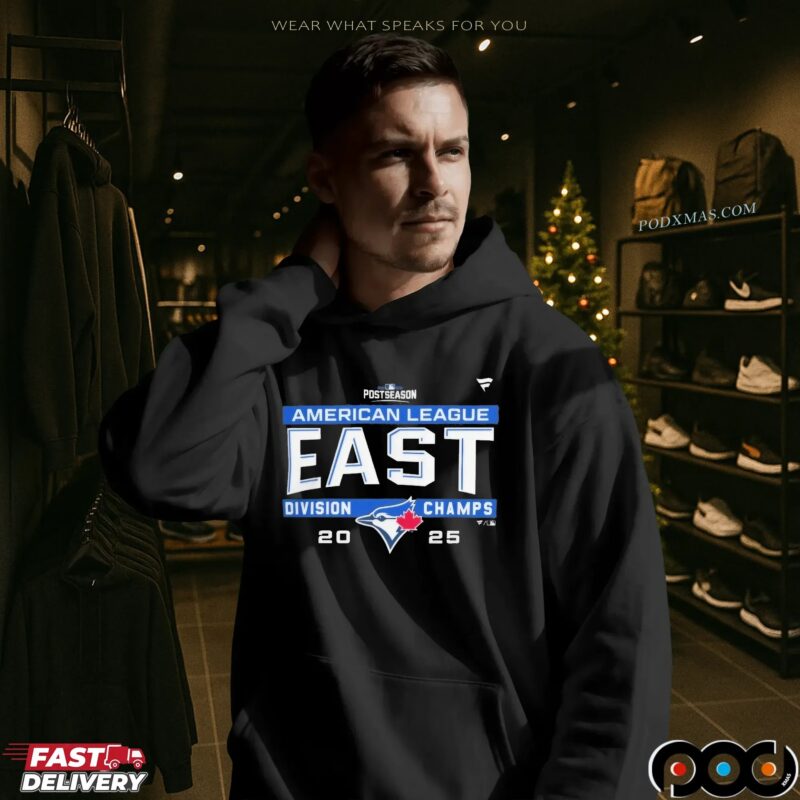 Toronto Blue Jays MLB 2025 AL East Division Title Postseason Locker Room Team T Shirt