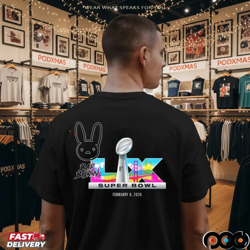 Super Bowl LX Halftime Show 2026 Bad Bunny Levi’s Stadium Santa Clara California Apple Music February 2026 T Shirt
