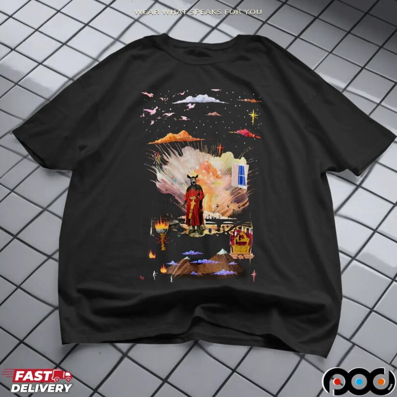 Other World Abstract Cosmic Devil Explosion Shirt