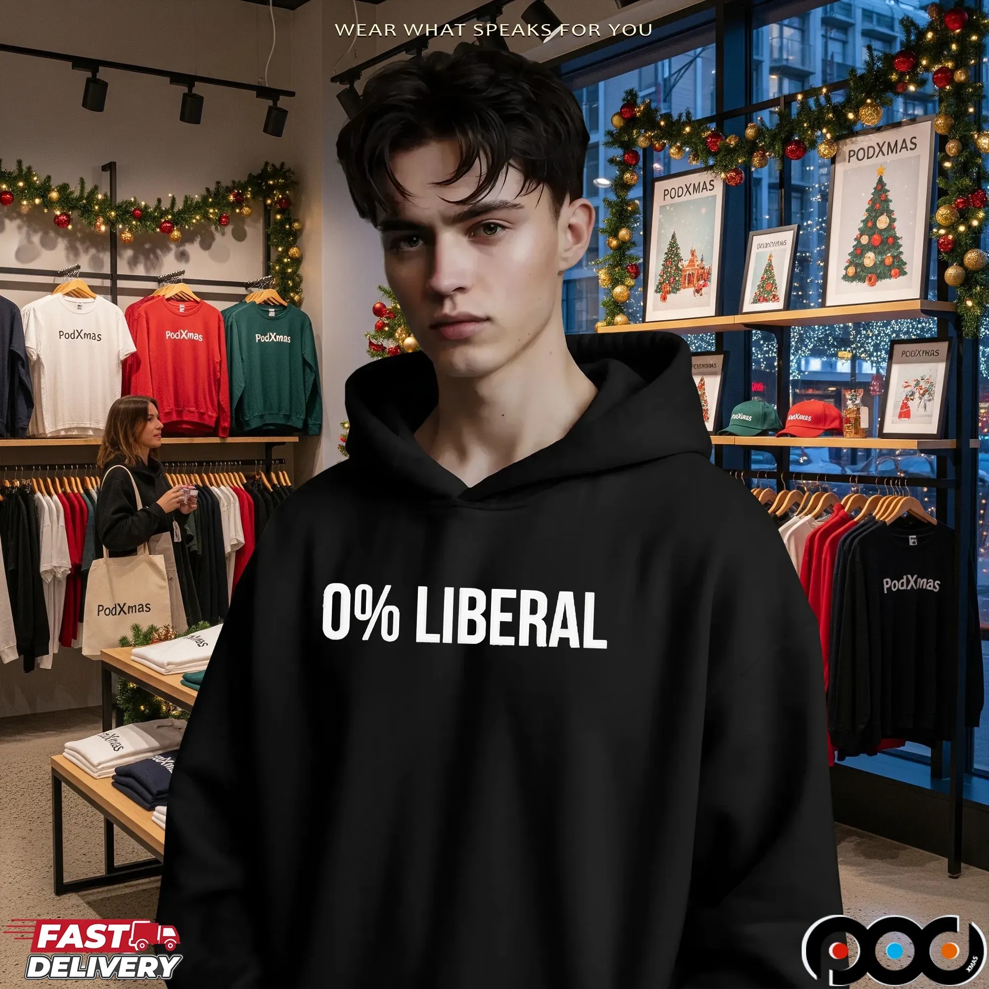 0 Percent Liberal Statement T Shirt