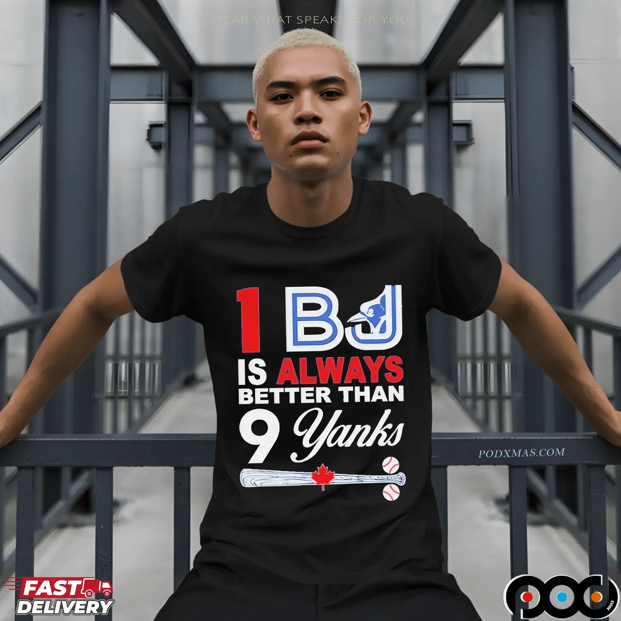1 BJ Is Always Better Than 9 Yanks Toronto Blue Jays T Shirt