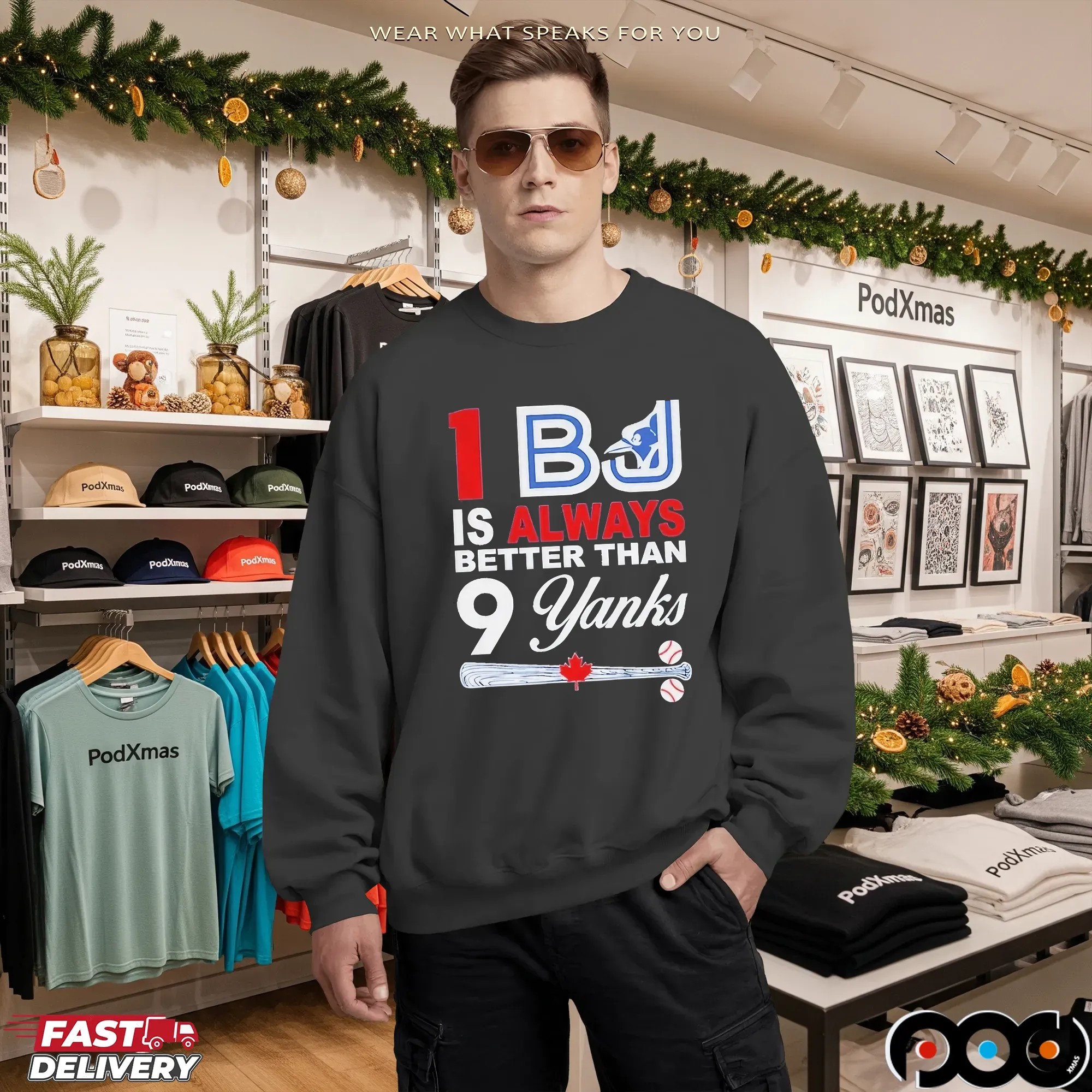 1 BJ Is Always Better Than 9 Yanks Toronto Blue Jays T Shirt
