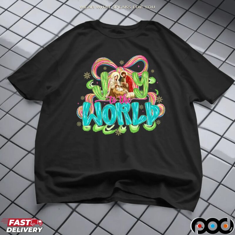 Christmas Joy To The World Baby Jesus T Shirt