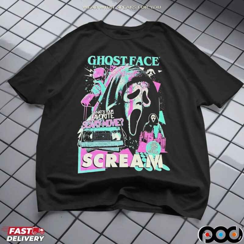 GhostFace Scream Halloween Horror Movie 1996 T Shirt