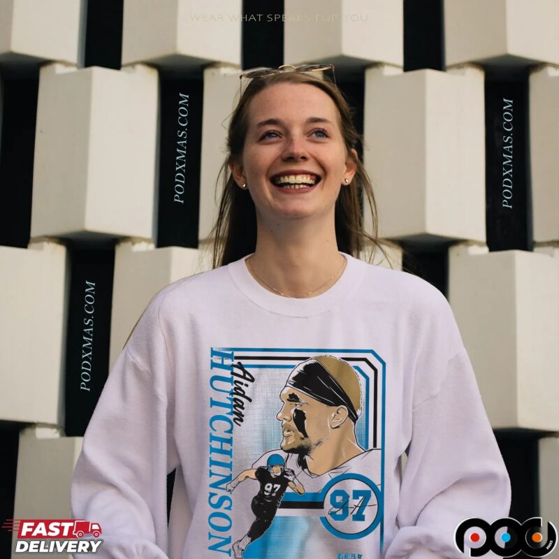 Aidan Hutchinson Detroit Collage Frame T Shirt Aidan Hutchinson Detroit Collage Frame T Shirt