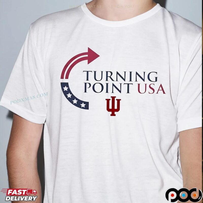 Turning Point USA Indiana Hoosiers Football T Shirt