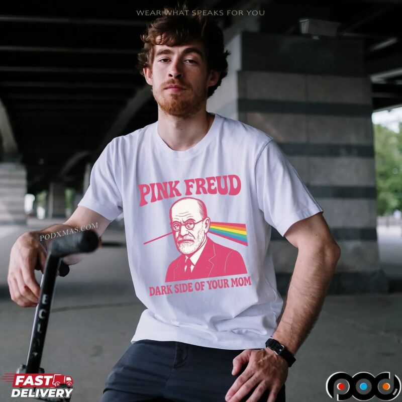 Pink Freud Dark Side Of Your Mom Rainbow Meme T Shirt