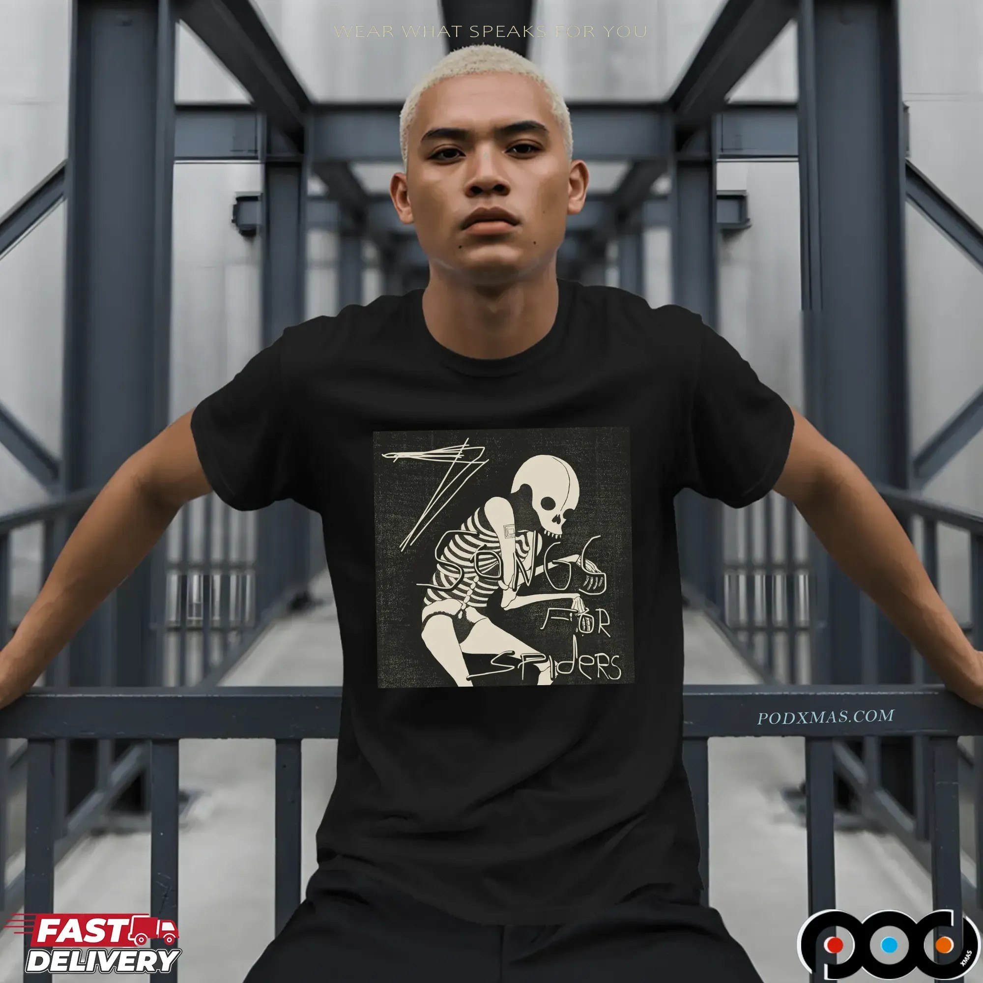 7 Song's For Spiders Album Cover T Shirt