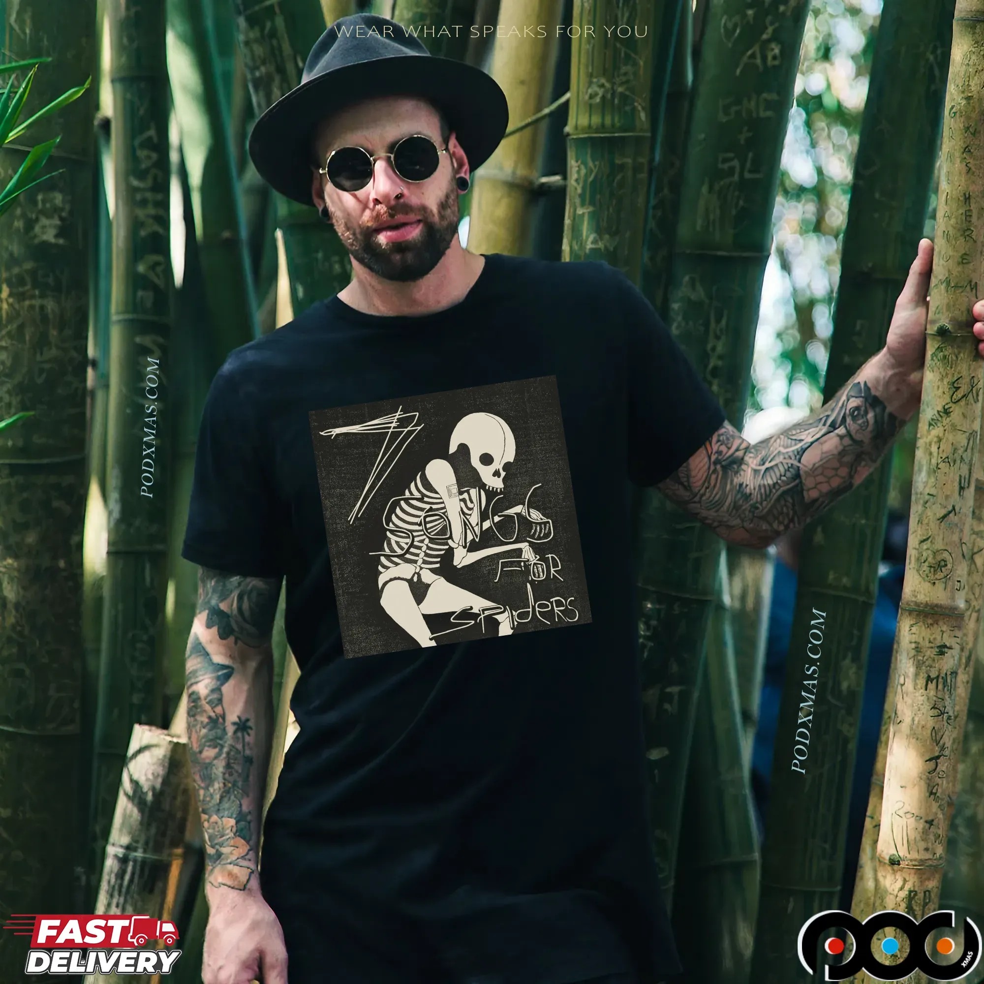7 Song's For Spiders Album Cover T Shirt