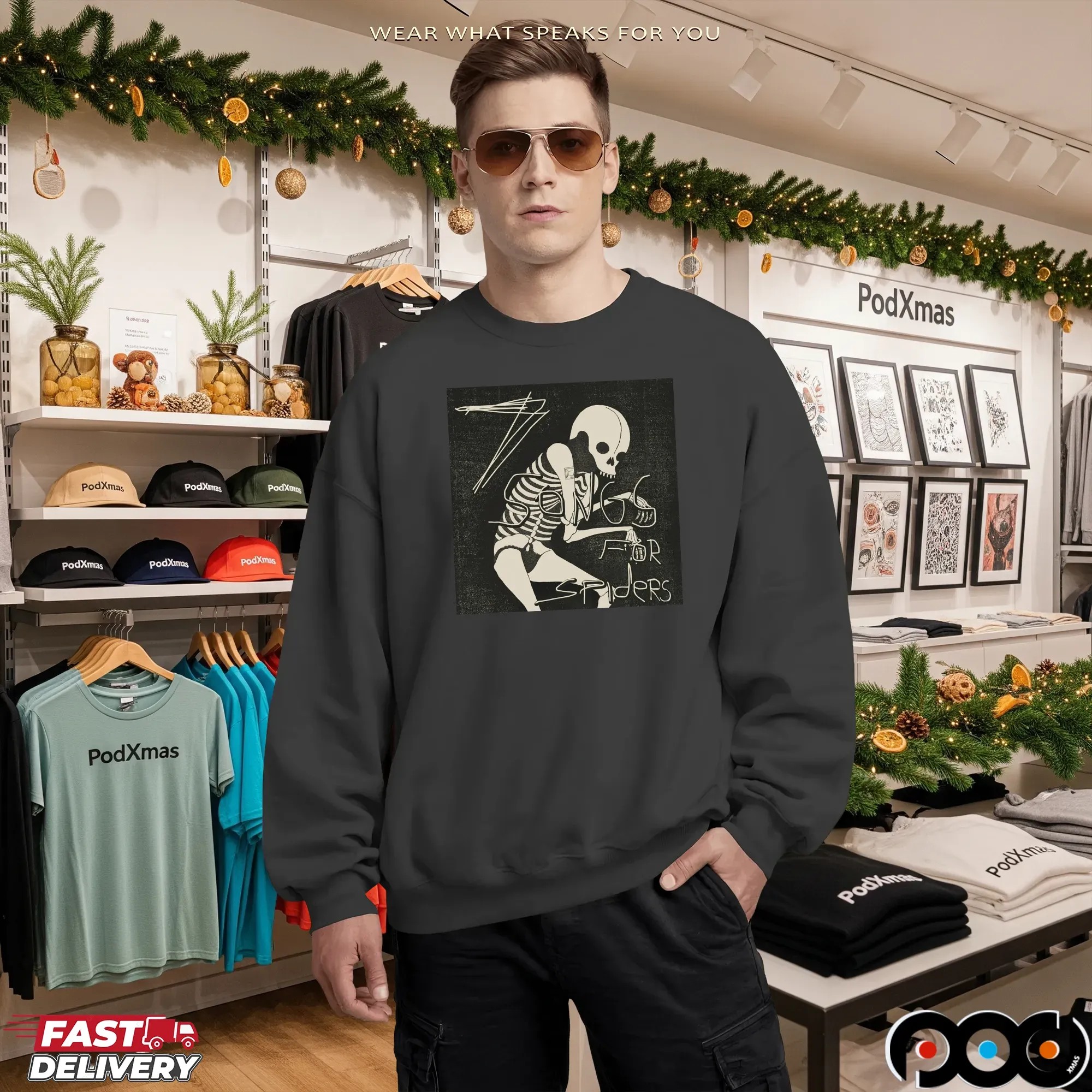 7 Song's For Spiders Album Cover T Shirt