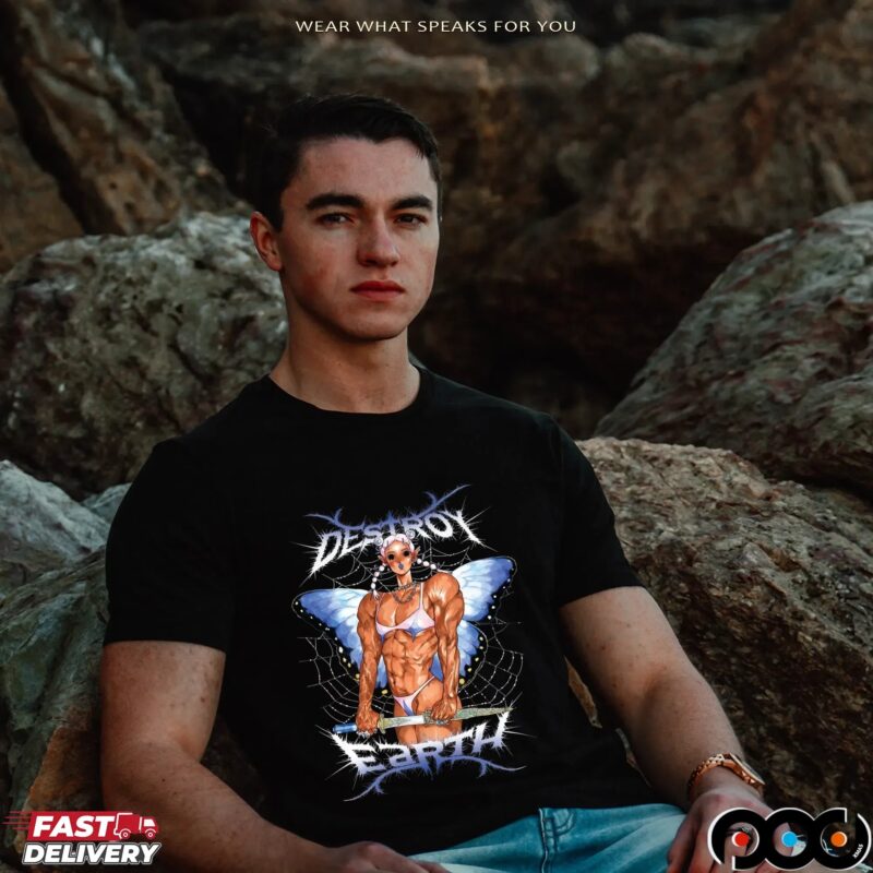 Destroy Earth Anime Girl T Shirt