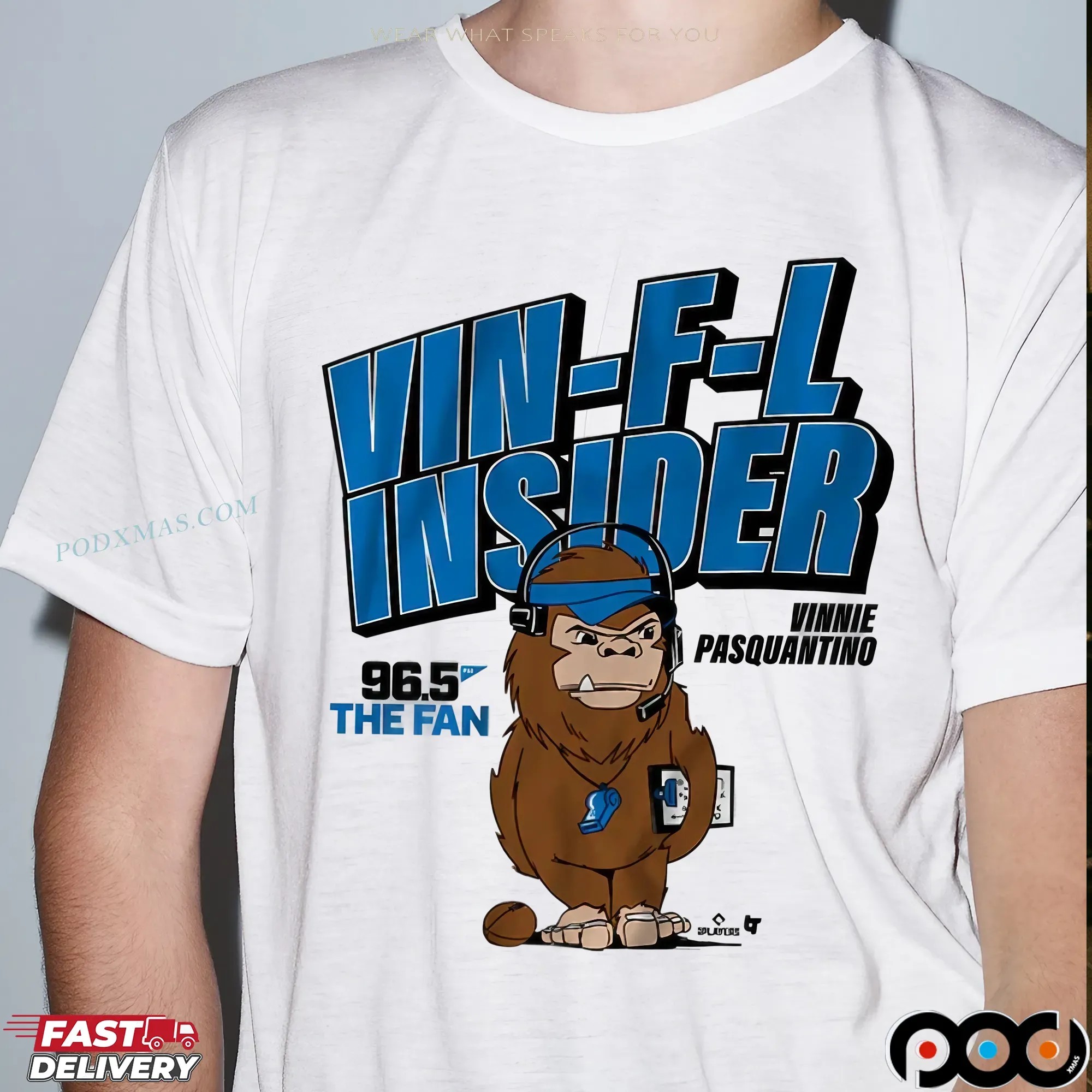 96.5 The Fan The Vin-F-L Insider T Shirt 96.5 The Fan The Vin-F-L Insider T Shirt