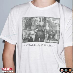 A Cowgirl's Best Assets Retro T Shirt