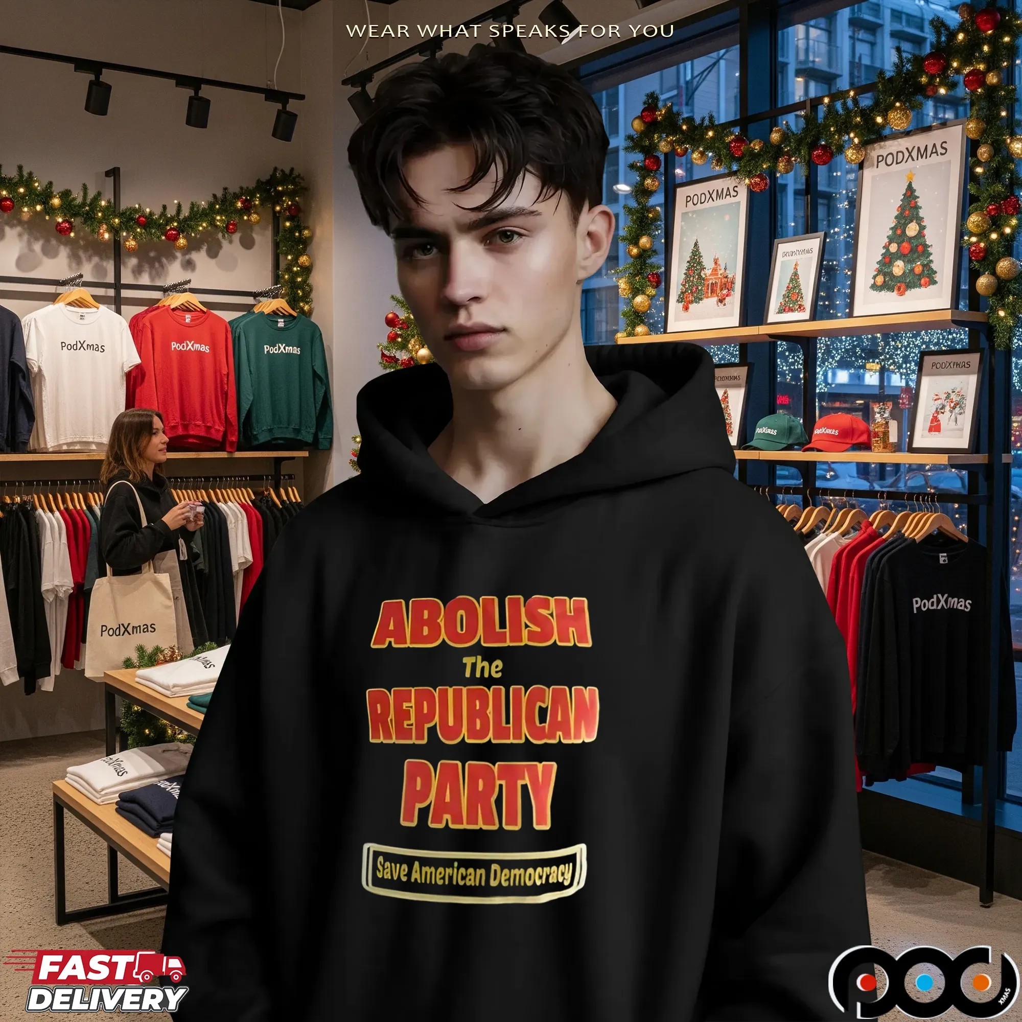 Abolish The Republican Party Save American Democracy T Shirt