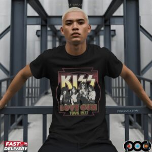 Ace Frehley Kiss Love Gun 1977 Tour T Shirt