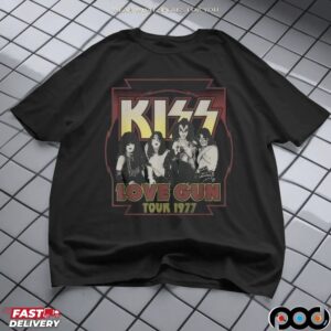 Ace Frehley Kiss Love Gun 1977 Tour T Shirt