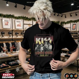 Ace Frehley Kiss Love Gun 1977 Tour T Shirt