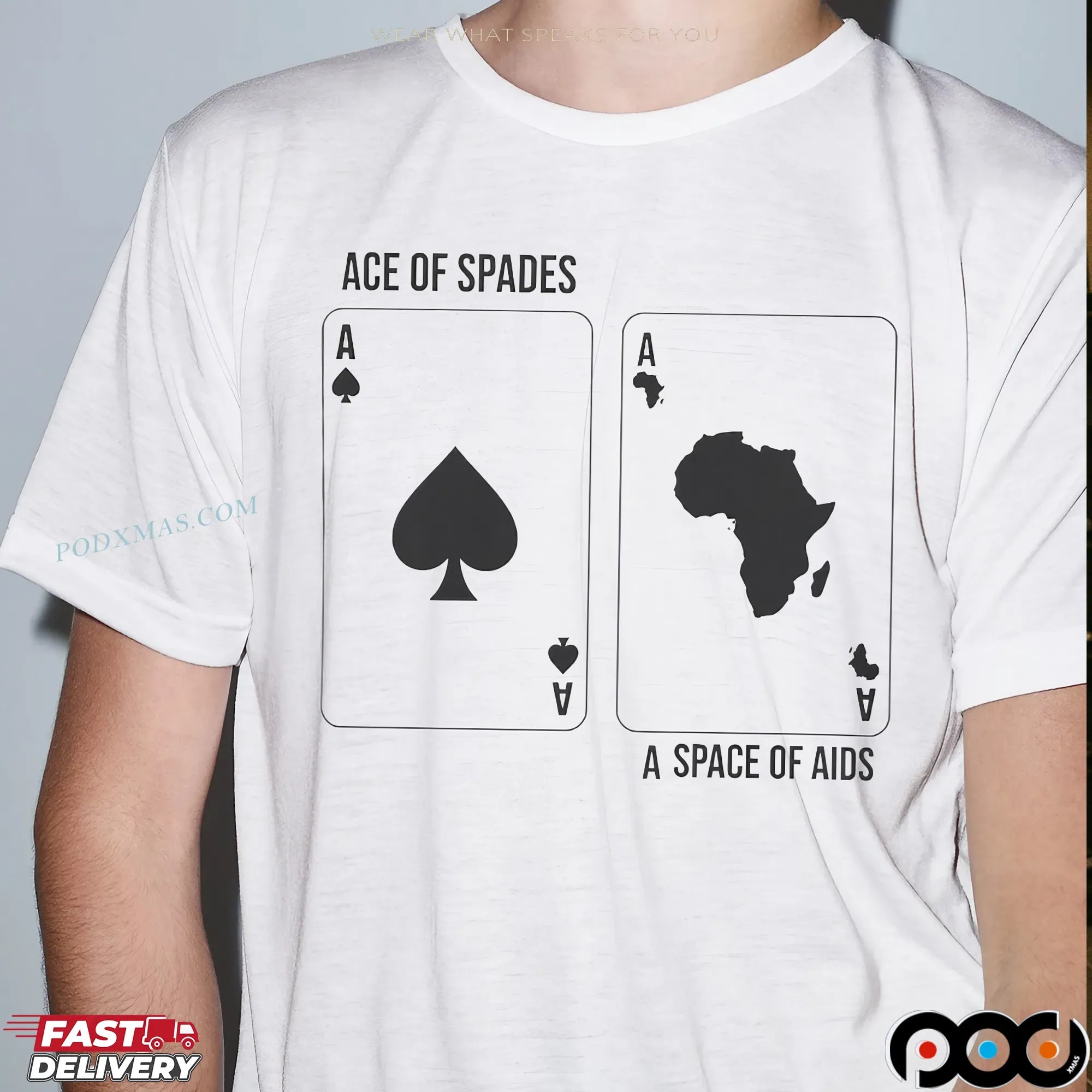 Ace Of Spades Space Of Aids T Shirt