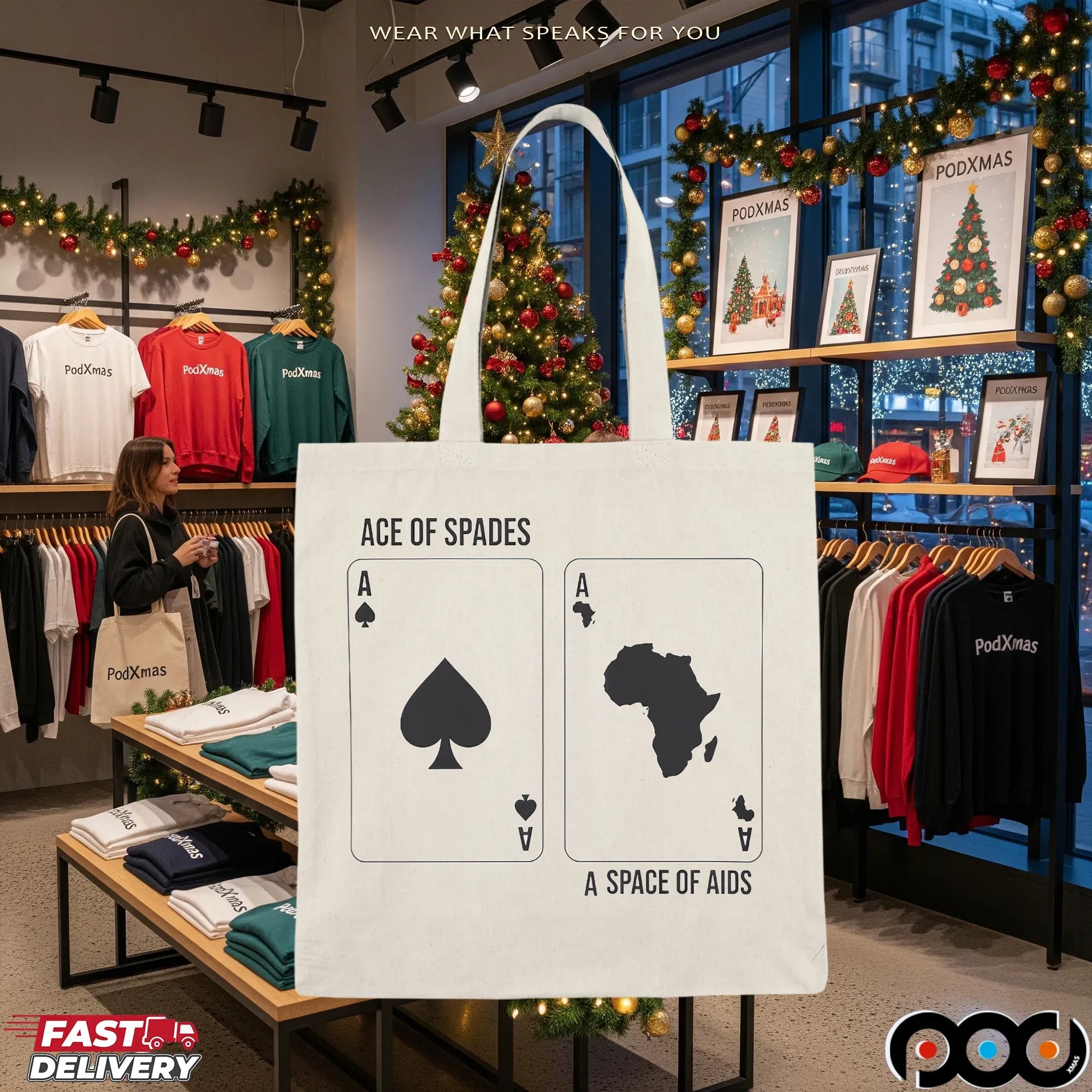 Ace Of Spades Space Of Aids T Shirt