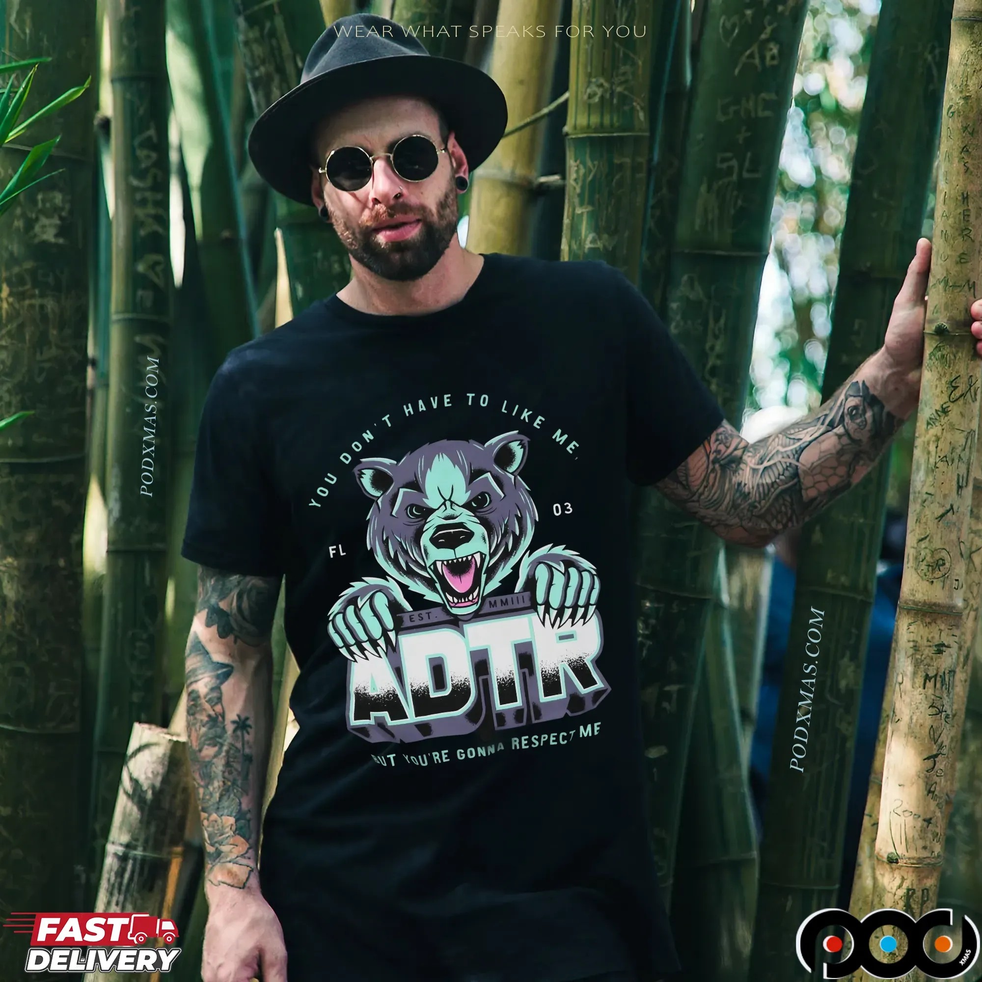 Adtr You Don't Have To Like Me But You're Gonna Respect Me Graphic T Shirt