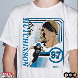 Aidan Hutchinson Detroit Collage Frame T Shirt