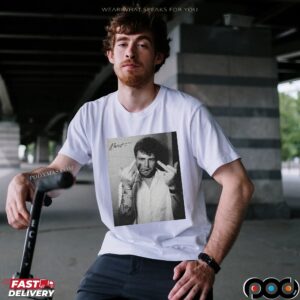 Alex Warren Middle Fingers Shadow Photo Tour Merch T Shirt