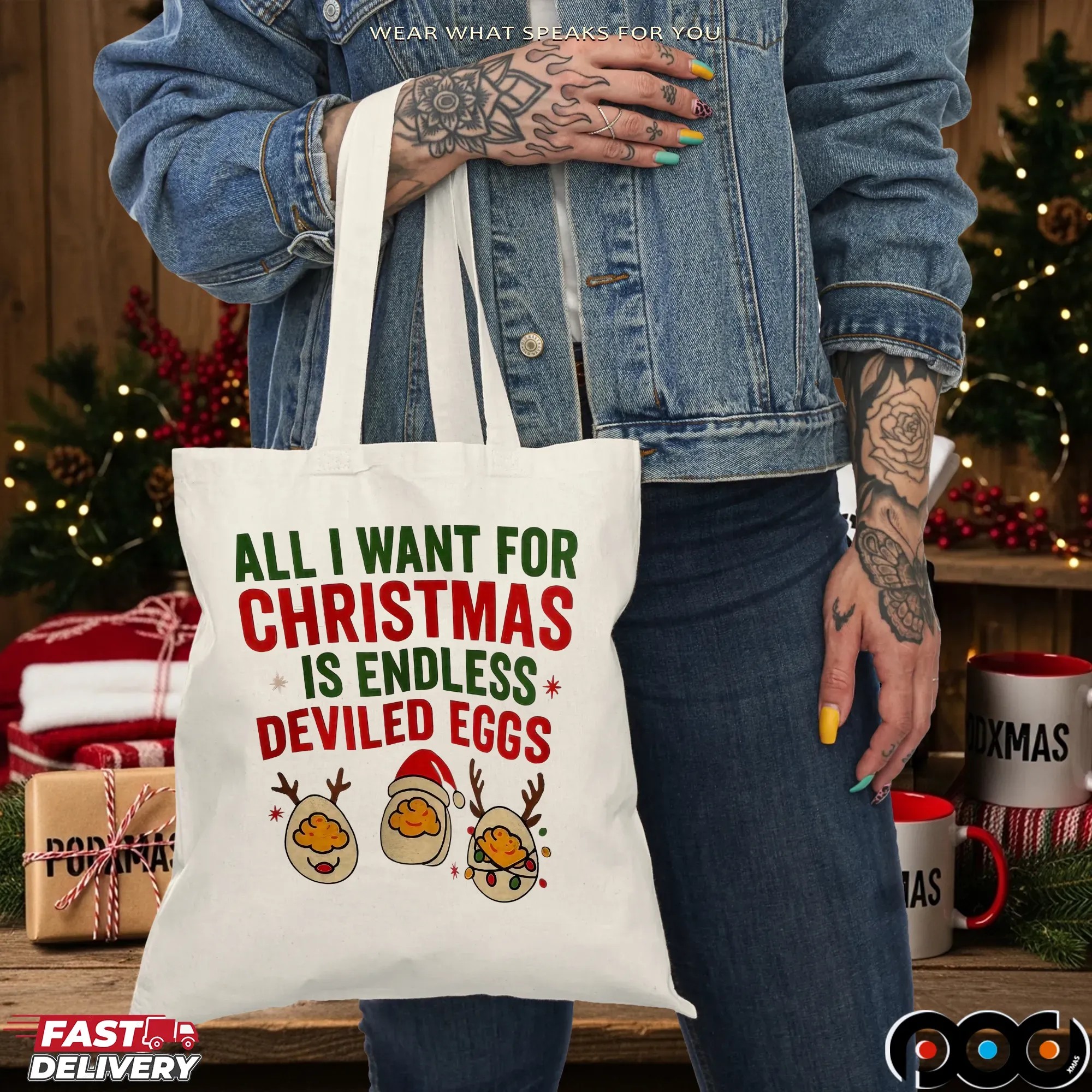 All I Want For Christmas Is Endless Deviled Eggs T Shirt