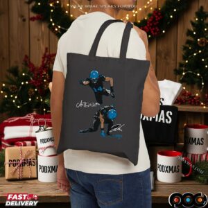 Amon-Ra St. Brown & Jahmyr Gibbs Superheroes Signatures T Shirt