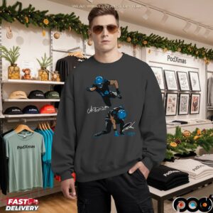 Amon-Ra St. Brown & Jahmyr Gibbs Superheroes Signatures T Shirt