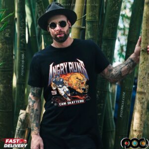 Angry Runs New York Giants Cam Skattebo 2025 T Shirt