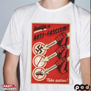 Antifascist Action Unisex T Shirt_2