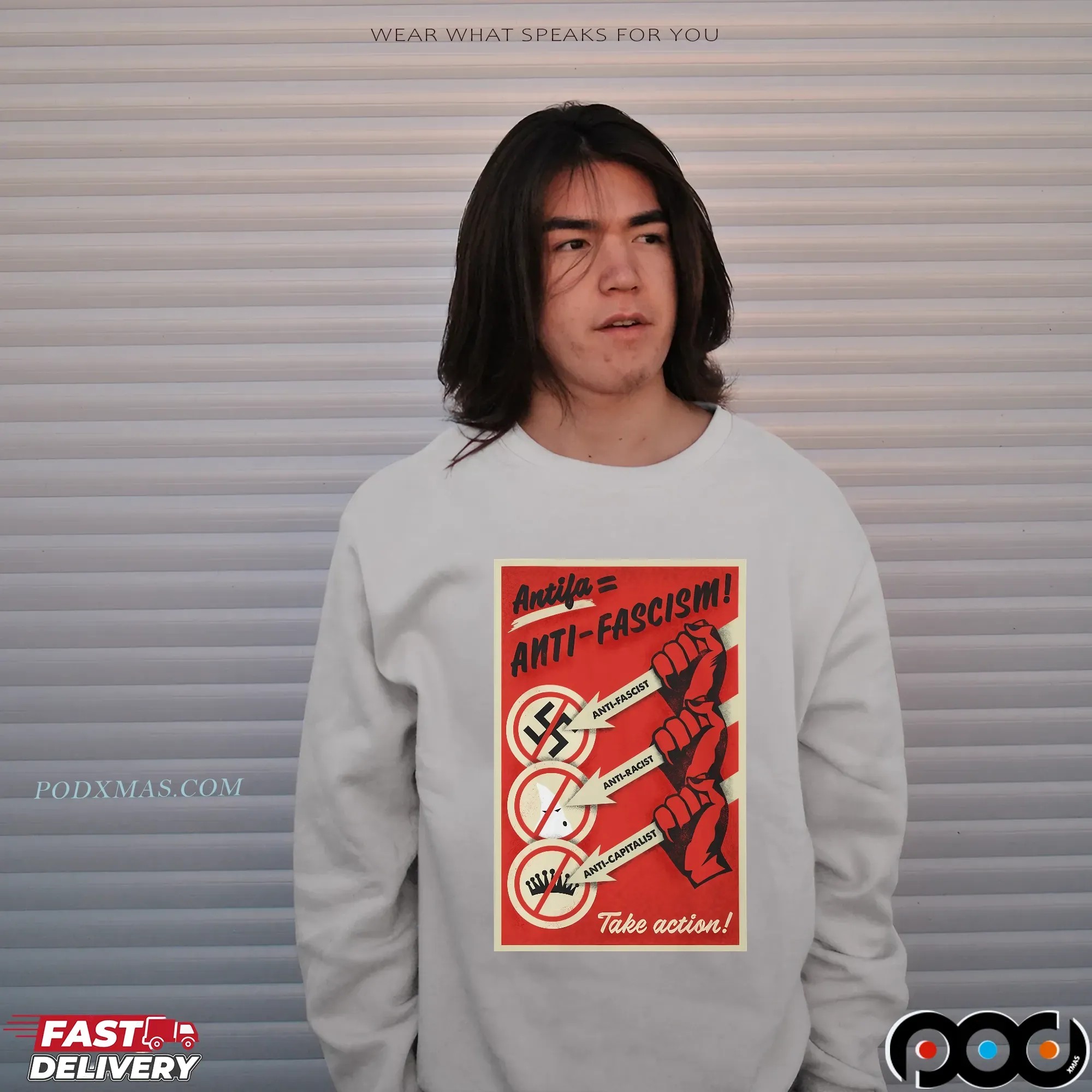 Antifascist Action Unisex T Shirt_2
