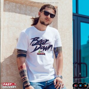 Arizona Wildcats Football Bear Down Cactus T Shirt