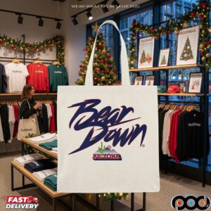 Arizona Wildcats Football Bear Down Cactus T Shirt